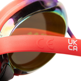 Arena Tracks Mirror Goggles Plum/Coral