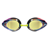 Arena Purple Red Tracks Mirror Racing Goggles