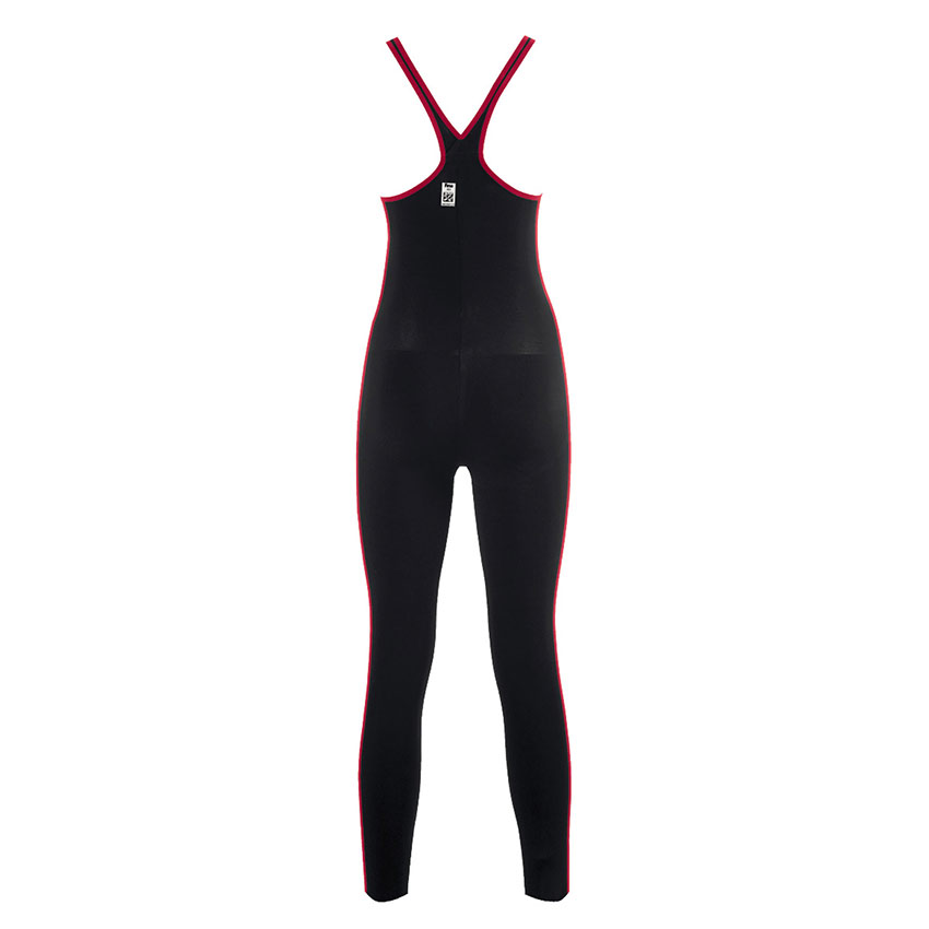 FINA APPROVED Arena Ladies Open Water Swim Suit Black Yellow