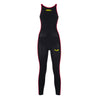 FINA APPROVED Arena Ladies Open Water Swim Suit Black Yellow