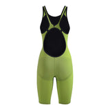 Arena Carbon Pro Open Back Short Leg Suit - Acid Green BACK