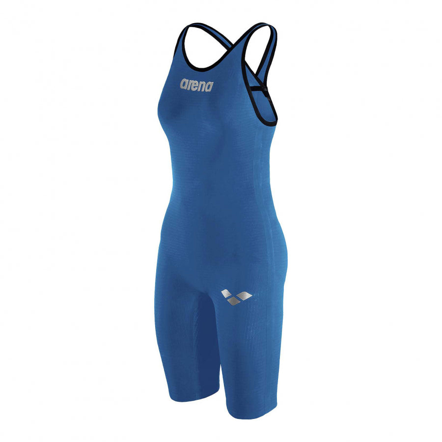 Arena Carbon Pro Closed Back Short Leg Suit - Royal Blue SIDE 1