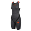 Womens Carbon Pro Trisuit with back zip in black