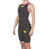 Arena Carbon Flex VX Closed Back Suit Dark Grey Red
