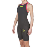 Arena Carbon Flex VX Closed Back Suit Dark Grey Red