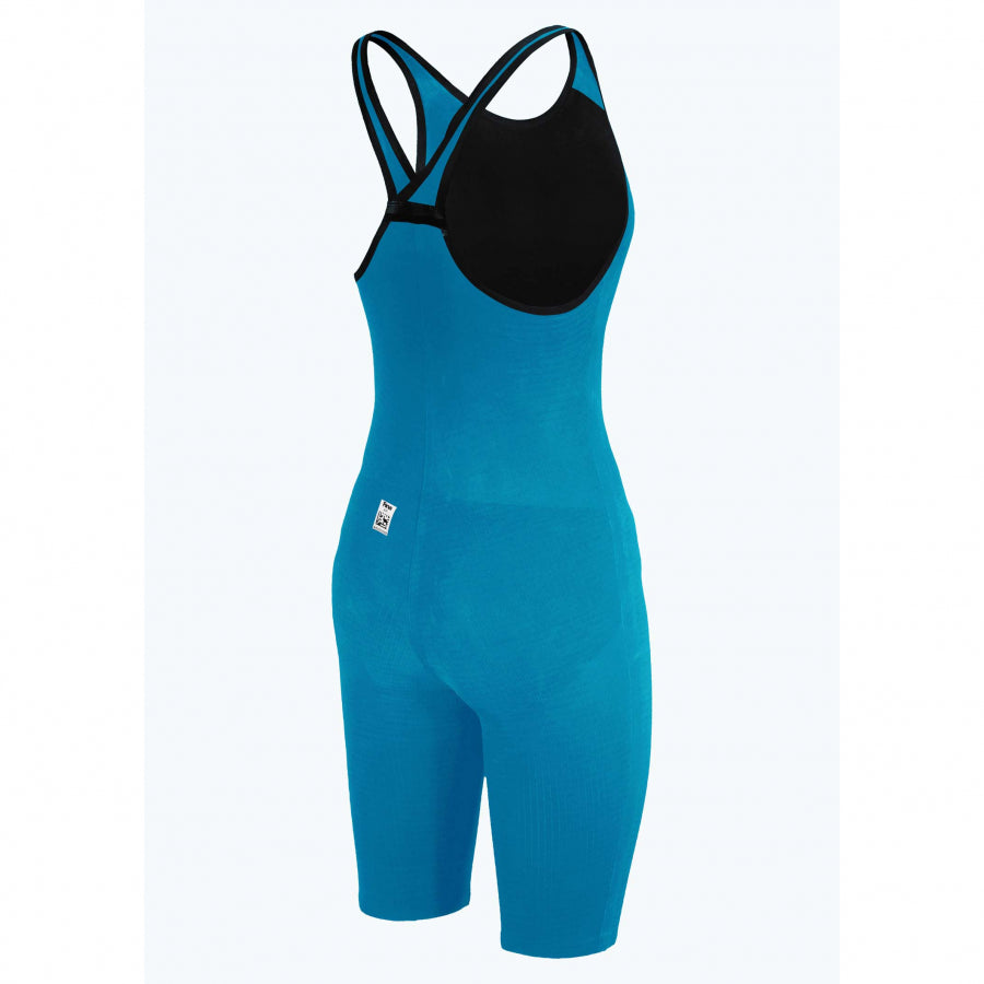 Arena Carbon Pro 2 Closed Back Short Leg Suit - Cyan Blue