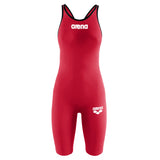 Arena Carbon Pro 2 Closed Back Short Leg Suit - Red
