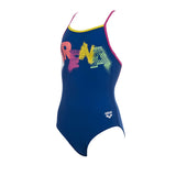 Arena Carnival Girls Blue Junior Swimsuit 