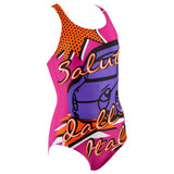 Buy girls pink swimsuit