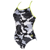 Arena Chameleon Black and Grey Swimsuit**LINED**