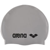 Arena Classic Silicone Swim Cap - Silver