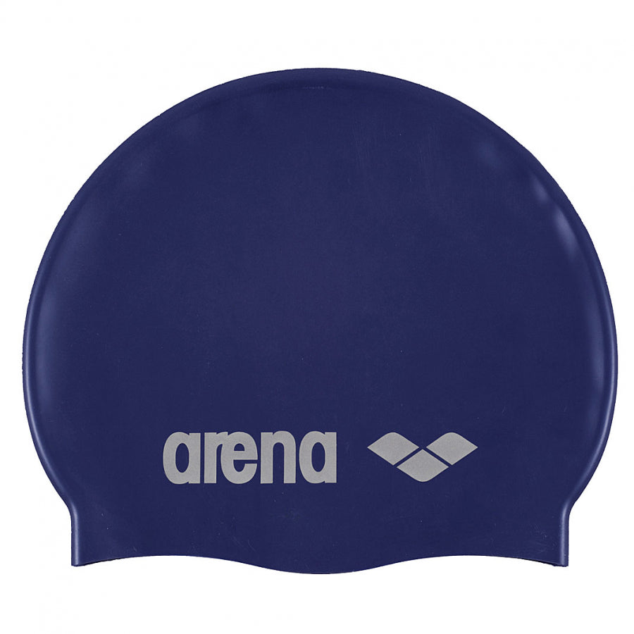 Arena Classic Silicone Swim Cap - Navy Blue
