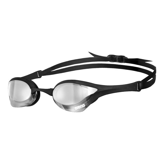 Blck Silver Arena Cobra Ultra Mirror Racing Goggles