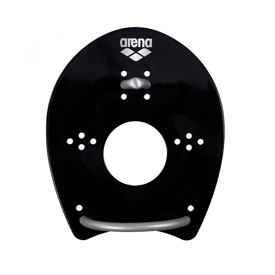 Arena Elite Hand Paddles - Black/Silver