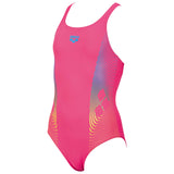 Arena Espiral Girls Pink Swimming Costume 