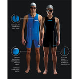Arena Men's ST Blue Trisuit - Front Zip