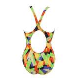 Arena Ladies Black and Green Swimsuit - Glassy 