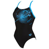 Goal Black Blue Arena Swimsuit