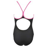Arena Log Girls Black Swimsuit 