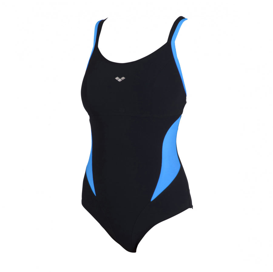 Buy Arena Black & Turquoise Body Shaping Swimsuit Makimurax