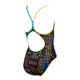 Arena Girls Neon Black Swimsuit