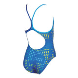 Arena Girls Neon Blue Swimsuit