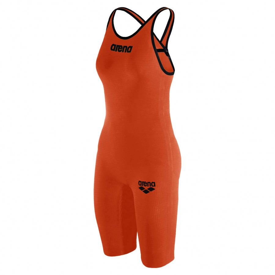 Arena Carbon Pro 2 Closed Back Short Leg Suit - Orange