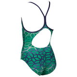 Arena Polycarbonite II Girls Swimsuit - Green