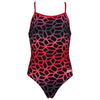 Arena Polycarbonite II Girls Swimsuit - Red