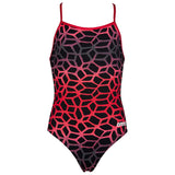 Arena Polycarbonite II Girls Swimsuit - Red