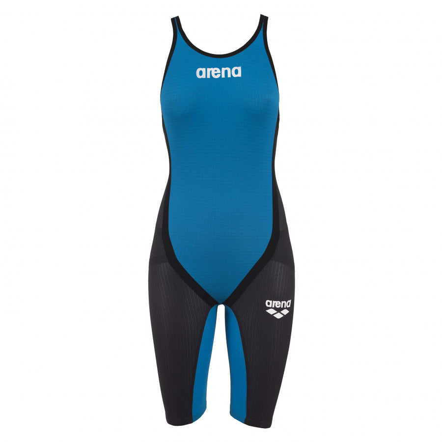 Arena Blue Carbon Flex Closed Back Short Leg Suit