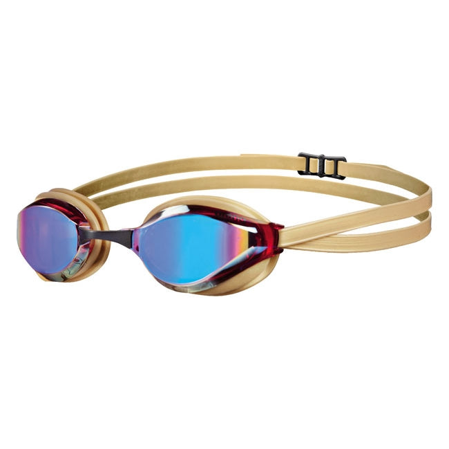 Arena Python Gold Mirror Goggles
