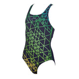 Arena Girls Reticulum Blue Swimsuit