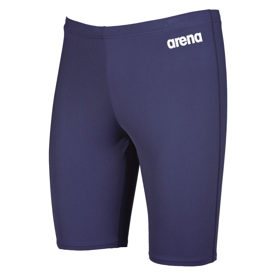 shop arena solid navy blue jammers