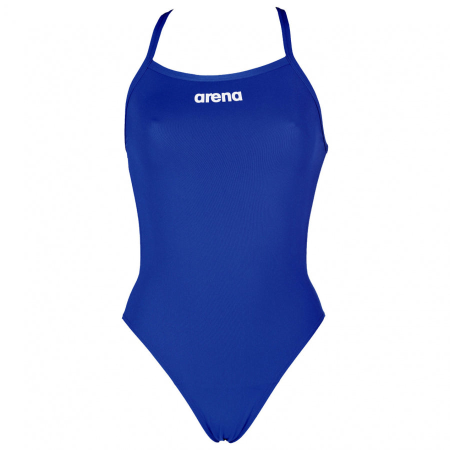 Arena Royal Blue 'Solid Light Tech' High Leg Swimsuit