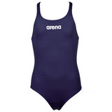Arena Solid Pro Girls Navy Blue Swimsuit