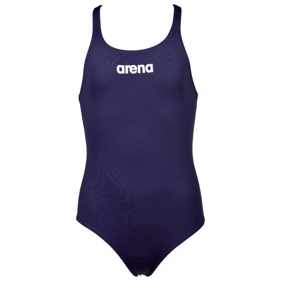 Arena Solid Pro Girls Navy Blue Swimsuit