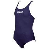 Arena Solid Pro Girls Swimsuit - Navy Blue