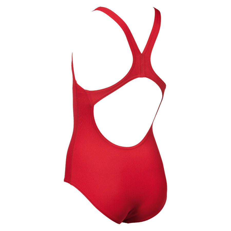 Arena Solid Pro Girls Swimsuit - Red 