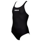 Arena Solid Pro Girls Swimsuit - Black