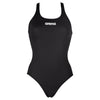 Arena 'Solid Pro' Medium Leg Black Swimsuit