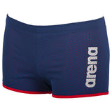 Buy Arena Square Cut Drag Shorts - Navy Blue
