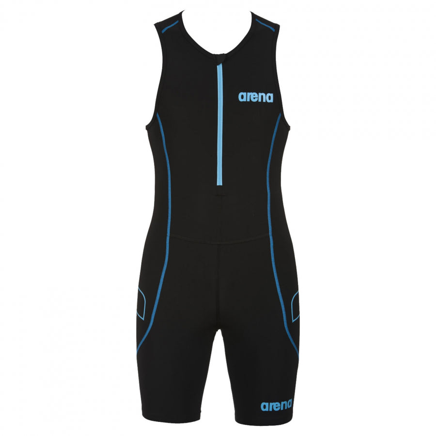 Arena Men's ST Black Trisuit - Front Zip