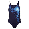 Arena Girls Swimming Costume - Vatten Blue
