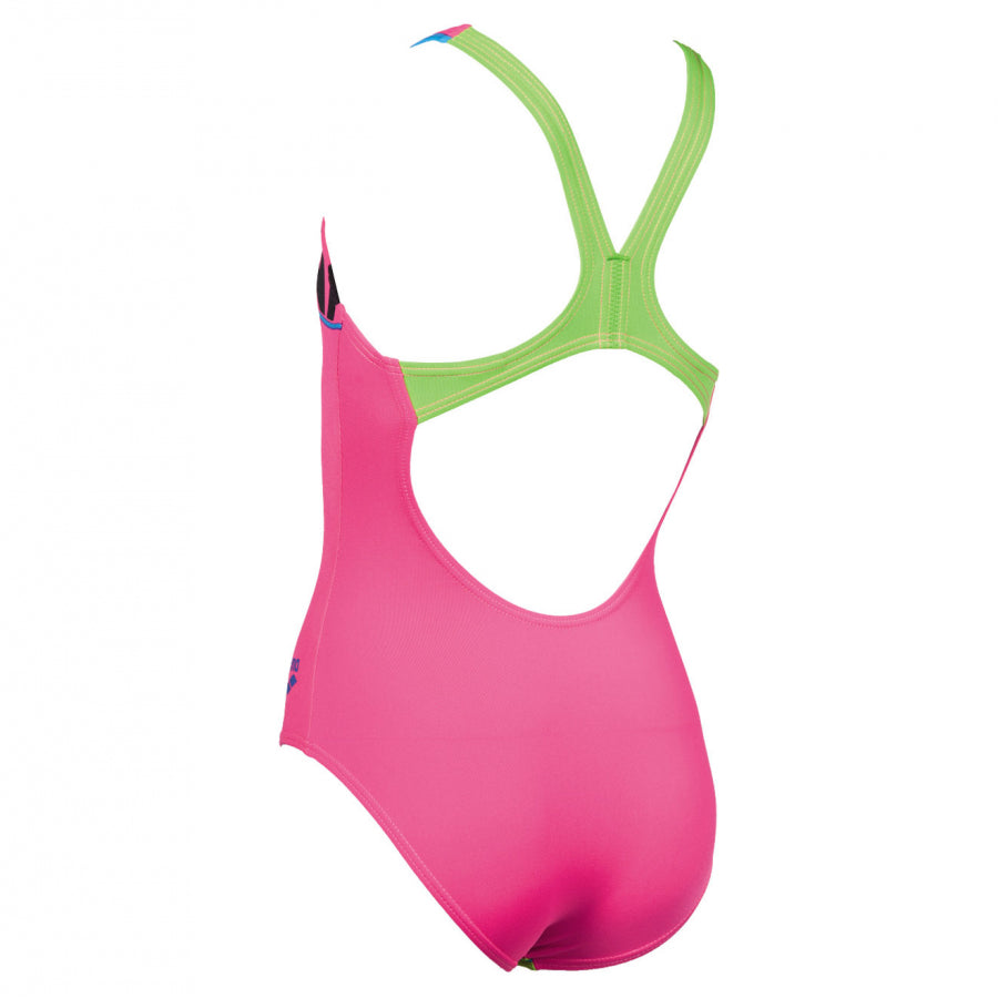 Arena Girls Pink Swimsuit - Woodblock